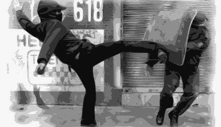 The (causal) link between violence and the pandemic: Part I